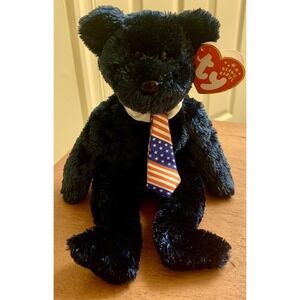 TY Beanie Babies Pops 2002‎ Father's Day USA Flag Tie